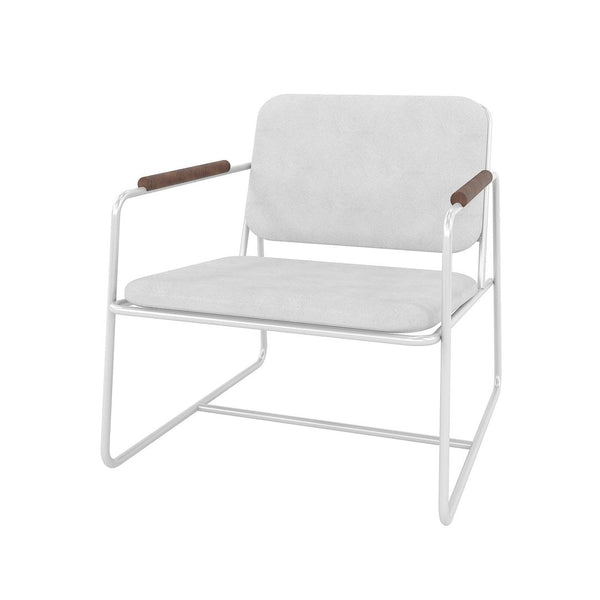 Manhattan Comfort Whythe Modern Low Accent Chair White AC-5PZ-208