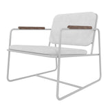 Manhattan Comfort Whythe Modern Low Accent Chair White AC-5PZ-208