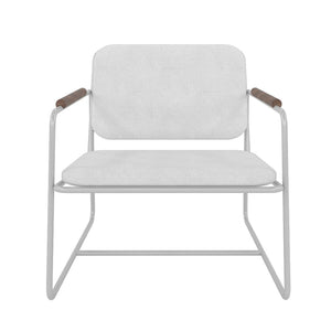 Manhattan Comfort Whythe Modern Low Accent Chair White AC-5PZ-208