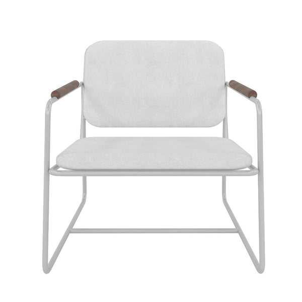 Manhattan Comfort Whythe Modern Low Accent Chair White AC-5PZ-208