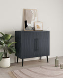 Jodie Accent Cabinet in Charcoal Grey AC001-GY Manhattan Comfort