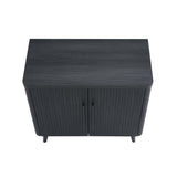 Jodie Accent Cabinet in Charcoal Grey AC001-GY Manhattan Comfort