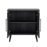 Jodie Accent Cabinet in Charcoal Grey AC001-GY Manhattan Comfort