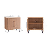 Jodie Accent Cabinet in Maple AC001-MP Manhattan Comfort