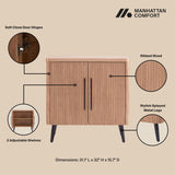 Jodie Accent Cabinet in Maple AC001-MP Manhattan Comfort