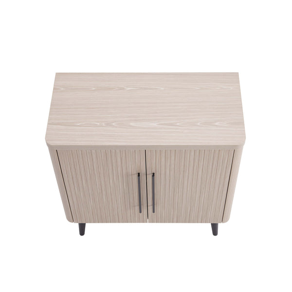 Jodie Accent Cabinet in Whitewashed Oak AC001-OK Manhattan Comfort