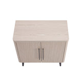 Jodie Accent Cabinet in Whitewashed Oak AC001-OK Manhattan Comfort