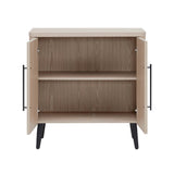 Jodie Accent Cabinet in Whitewashed Oak AC001-OK Manhattan Comfort