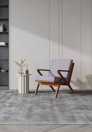Manhattan Comfort Martelle Mid-Century Modern Accent Chair Grey and Amber AC002-GY