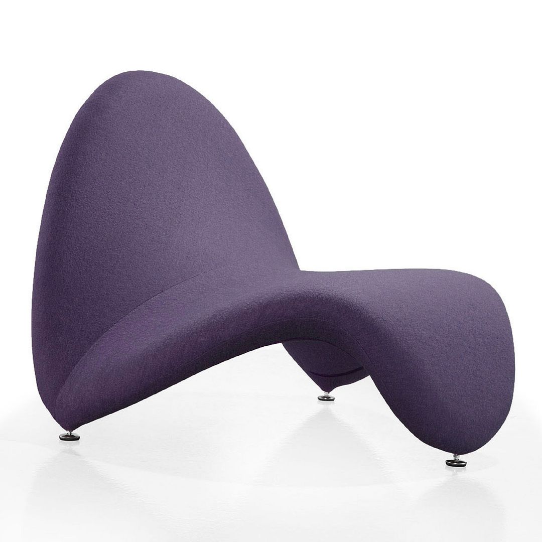 Manhattan Comfort MoMa Modern Accent Chair Purple AC009-PL