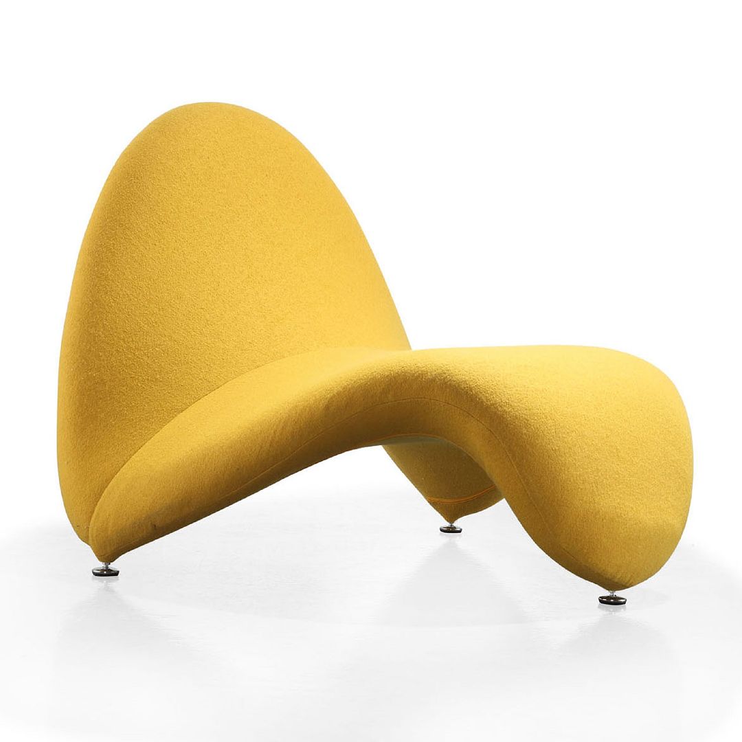 Manhattan Comfort MoMa Modern Accent Chair Yellow AC009-YL