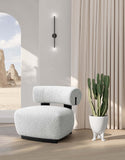 Bartow Accent Chair in Ivory and Black AC017-IB Manhattan Comfort