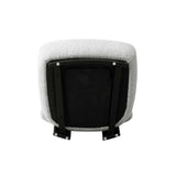 Bartow Accent Chair in Ivory and Black AC017-IB Manhattan Comfort