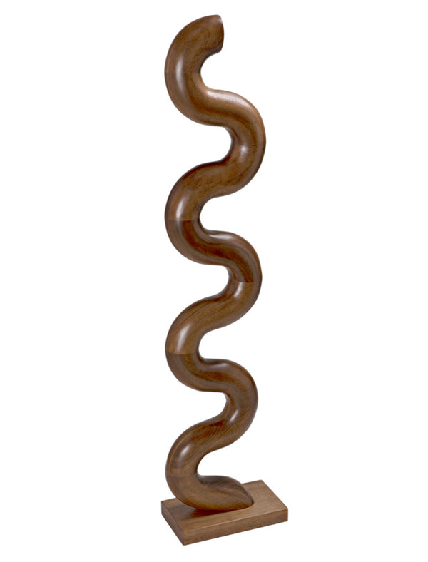 Noir Asclepius Elegant Handcrafted Walnut Coat Stand - Unique Organic Design for Modern & Traditional Spaces AC042