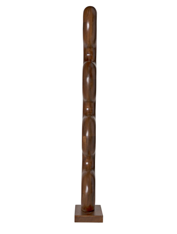 Noir Asclepius Elegant Handcrafted Walnut Coat Stand - Unique Organic Design for Modern & Traditional Spaces AC042