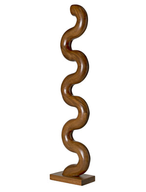 Noir Asclepius Elegant Handcrafted Walnut Coat Stand - Unique Organic Design for Modern & Traditional Spaces AC042