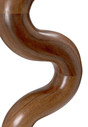 Noir Asclepius Elegant Handcrafted Walnut Coat Stand - Unique Organic Design for Modern & Traditional Spaces AC042