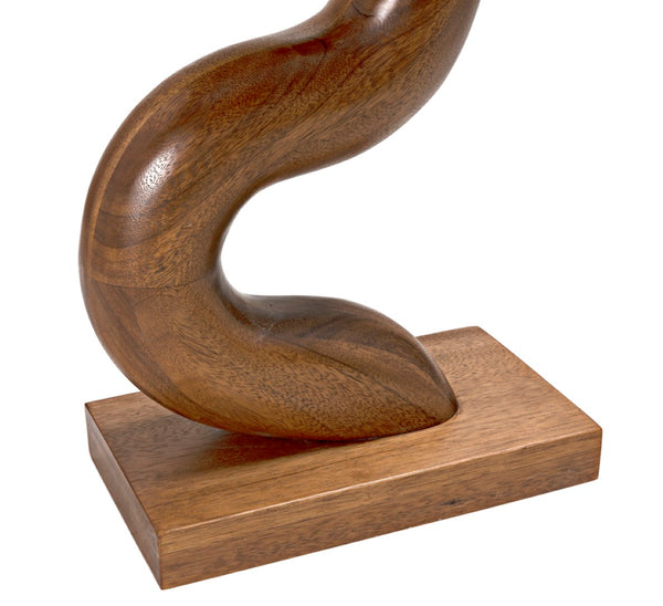 Noir Asclepius Elegant Handcrafted Walnut Coat Stand - Unique Organic Design for Modern & Traditional Spaces AC042