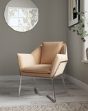 Origami Accent Chair in Fawn AC052- FN Manhattan Comfort