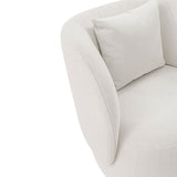 Manhattan Comfort Siri Modern Accent Chair Cream AC057-CR