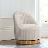 Manhattan Comfort Leela Modern Accent Chair Cream AC058-CR