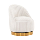 Manhattan Comfort Leela Modern Accent Chair Cream AC058-CR