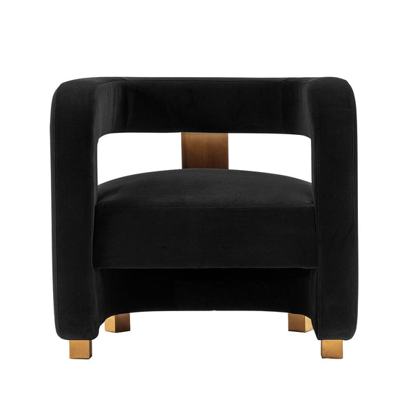 Manhattan Comfort Amirah Modern Accent Chair Black AC060-BK
