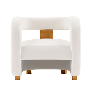 Manhattan Comfort Amirah Modern Accent Chair White AC060-WH