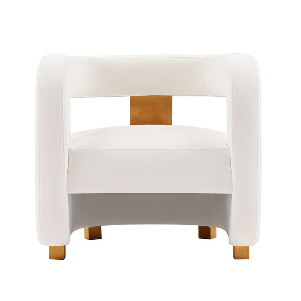 Manhattan Comfort Amirah Modern Accent Chair White AC060-WH
