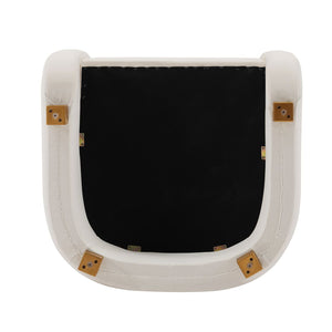 Manhattan Comfort Amirah Modern Accent Chair White AC060-WH