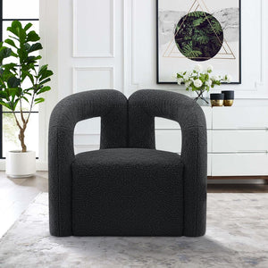 Manhattan Comfort Darian Modern Accent Chair Black AC061-BK