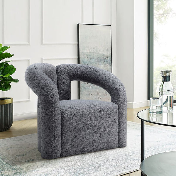 Manhattan Comfort Darian Modern Accent Chair Grey AC061-GY
