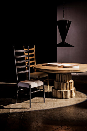 Noir 16" Round Marble Tray – Hand-Formed Bianco Crown Accent for Serving, Décor & Unique Displays AC138-16