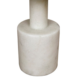 Noir Plato Hand-Formed Marble Cake Tray - Unique Bianco Crown Design for Elegant Serving & Decor Accents AC147