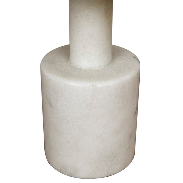 Noir Plato Hand-Formed Marble Cake Tray - Unique Bianco Crown Design for Elegant Serving & Decor Accents AC147