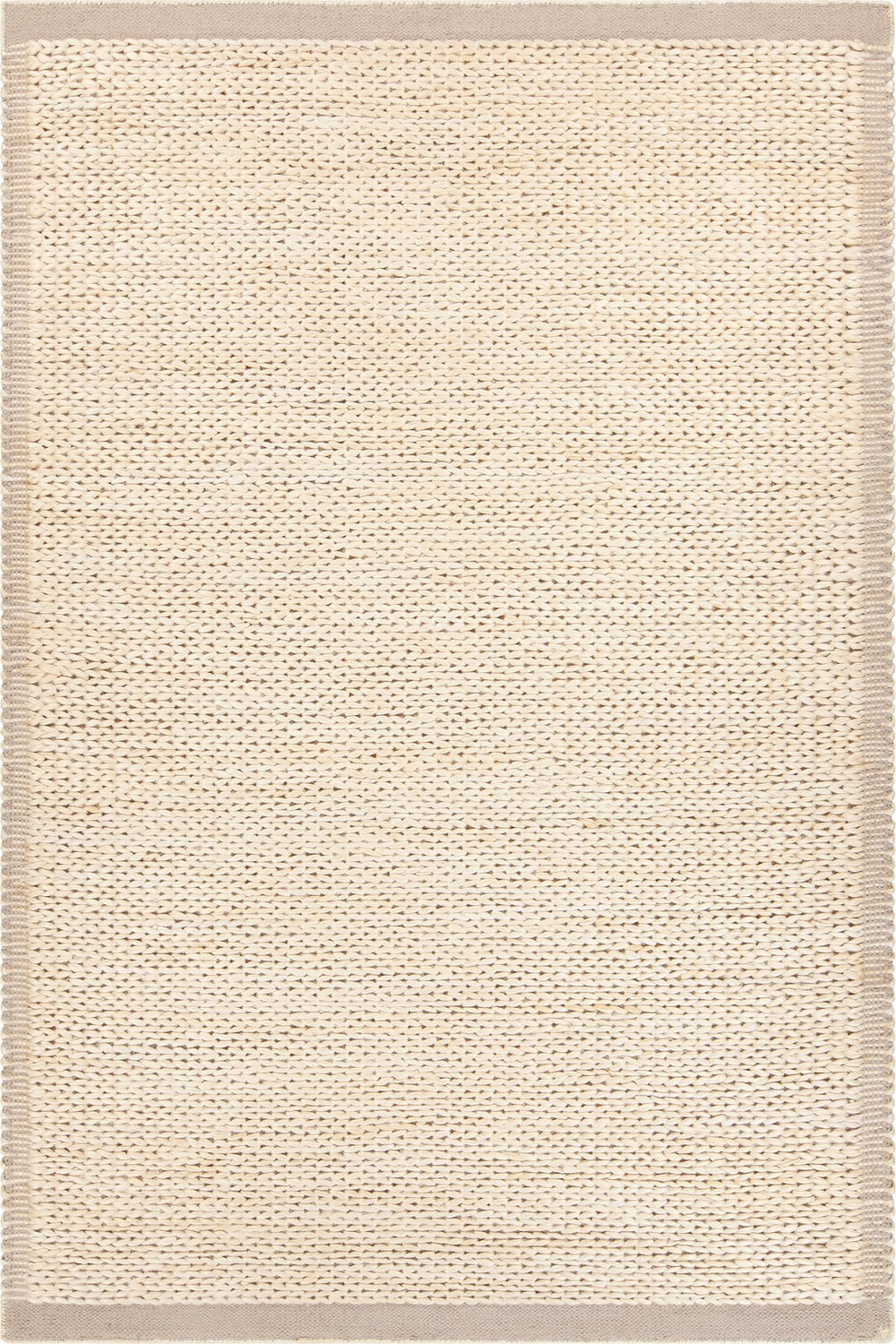 Chandra Rugs Hand Woven Contemporary Rug - Luxurious Jute And Cotton Blend For Elegant Home Décor And Comfort Ivory Jute,Cotton Aca57800-79106