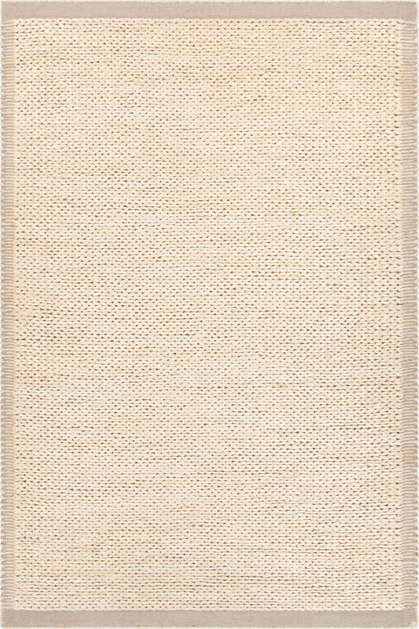 Chandra Rugs Hand Woven Contemporary Rug - Luxurious Jute And Cotton Blend For Elegant Home Décor And Comfort Ivory Jute,Cotton Aca57800-79106