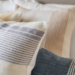 Jaipur Living Jaipur Living Parque Ticking Stripe Pet Yarn Indoor Outdoor Square Pillow Cover Gray PLC102477