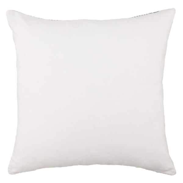 Jaipur Living Jaipur Living Acapulco Ticking Stripe Outdoor Poly Fill Pillow for Coastal Patio Spaces Blue PLW103766