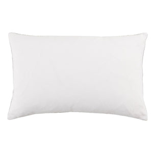 Jaipur Living Jaipur Living Carinda Ticking Stripe Pet Yarn Lumbar Pillow Cover for Outdoor Patios Gray PLC102495
