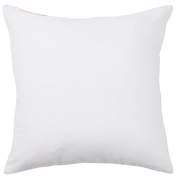 Jaipur Living Jaipur Living Parque Handmade Ticking Stripe Pet Yarn Pillow Cover for Patio Sunroom Orange PLC102626