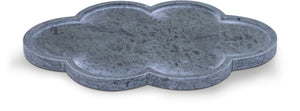 Meridian Furniture Rimini Clover Trefoil Tray Sculptural Natural Stone Catchall Accent for Vanity or Console Green Genuine Marble ACC111-Green