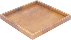 Meridian Furniture Barletta Genuine Pink Makrana Marble Square Tray with Natural Veining for Any Room ACC113-Pink