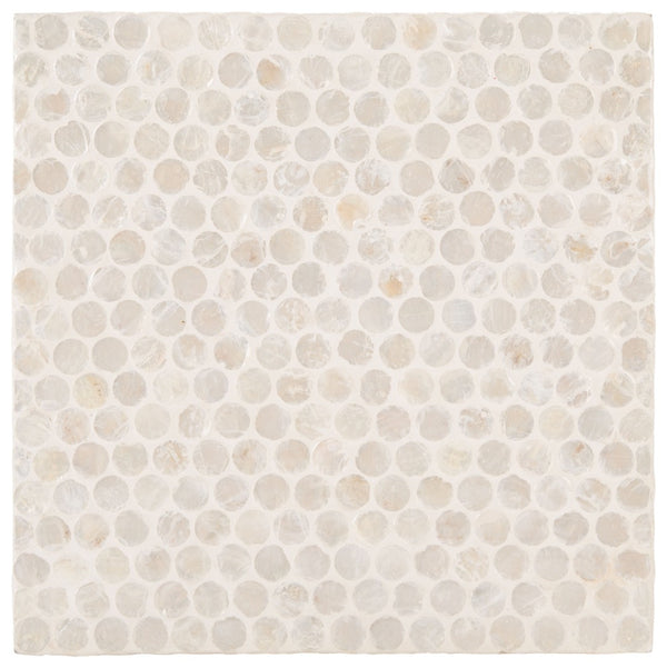 Safavieh Milan Accent Table: Modern Faceted Design With Capiz Shell Inlay For Coastal-Inspired Elegance ACC1802A
