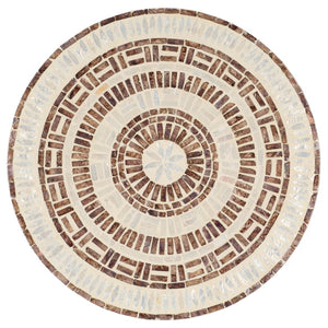 Safavieh Keerin Accent Table White / Gold 19.7" x 19.7" x 22"