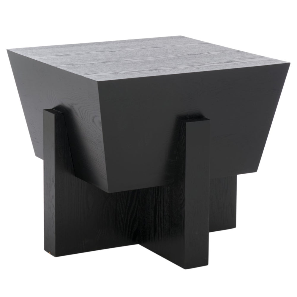 Safavieh Aishu Accent Table - Elegant Black Minimalist Design For Living Room, Bedroom, Or Entryway Use ACC2300A