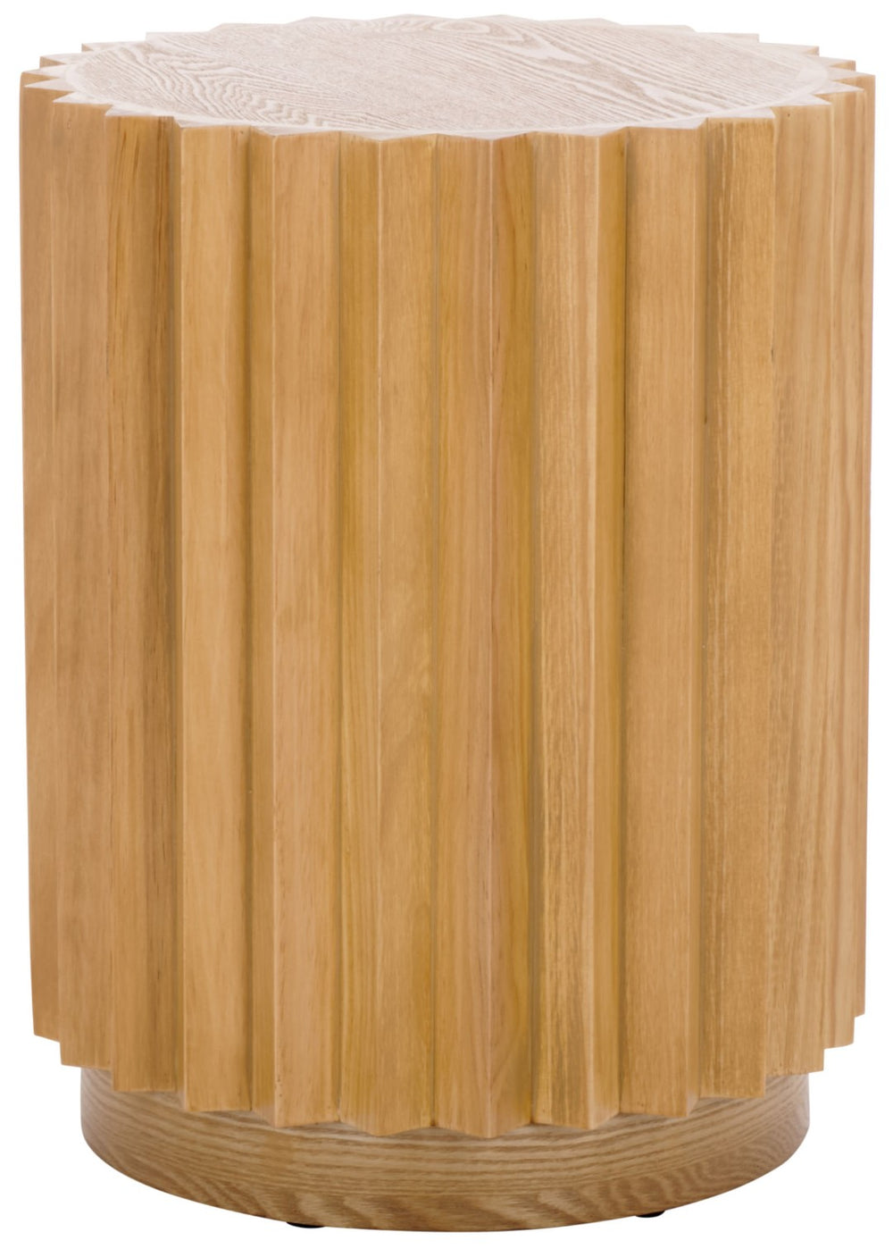 Safavieh Arashi End Table - Elegant Minimalist Design For Home Décor, Compact Wood Craftsmanship, Versatile Use Natural ACC2302A