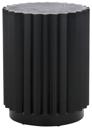 Safavieh Arashi End Table – Exquisite Wood Craftsmanship For Stylish Home Decor And Practical Everyday Use Black Wood Acc2302b