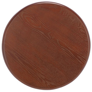 Safavieh Monka Round End Table – Modern Minimalist Mdf Table Perfect For Small Spaces And Stylish Decor Confirmed Walnut ACC2304A