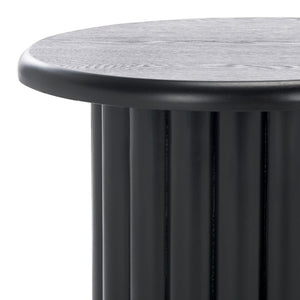 Safavieh Monka Round End Table – Modern Minimalist Mdf Table Perfect For Small Spaces And Stylish Decor Black ACC2304B